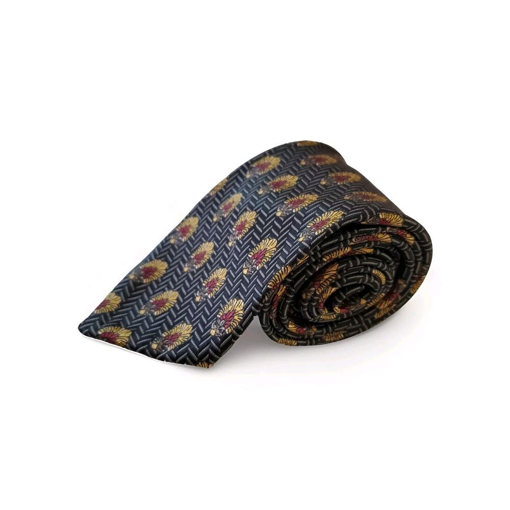 Robert Talbott Seven Fold Italian 100% Silk Necktie Handmade Designer